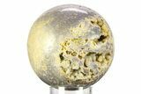 Polished Purple Botryoidal Grape Agate Sphere - Indonesia #360092-1